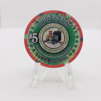 O'Shea's Casino Las Vegas Nevada CC&GTCC 9th Annual convention $5 Casino Chip V6107