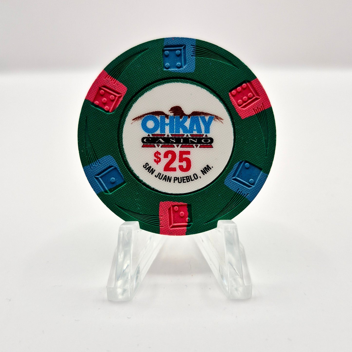 Ohkay Casino Resort San Juan Pueblo New Mexico $25 Casino Chip