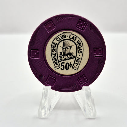 Horseshoe Club Binion's Las Vegas Nevada 1950's $.50 Casino Chip N7632