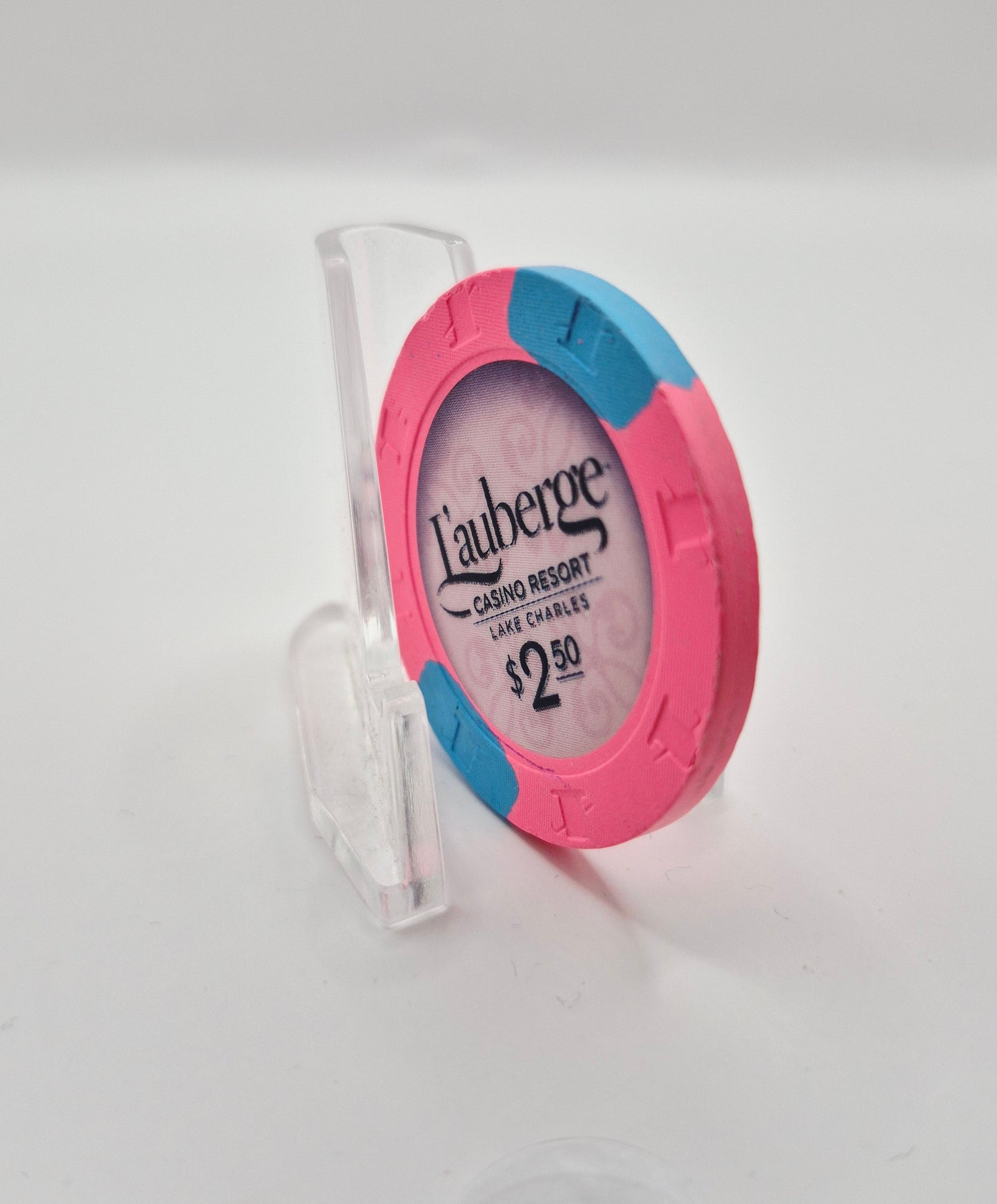 Lauberge du Lac Hotel Casino Lake Charles Louisiana $2.50 Casino Chip *Circulated