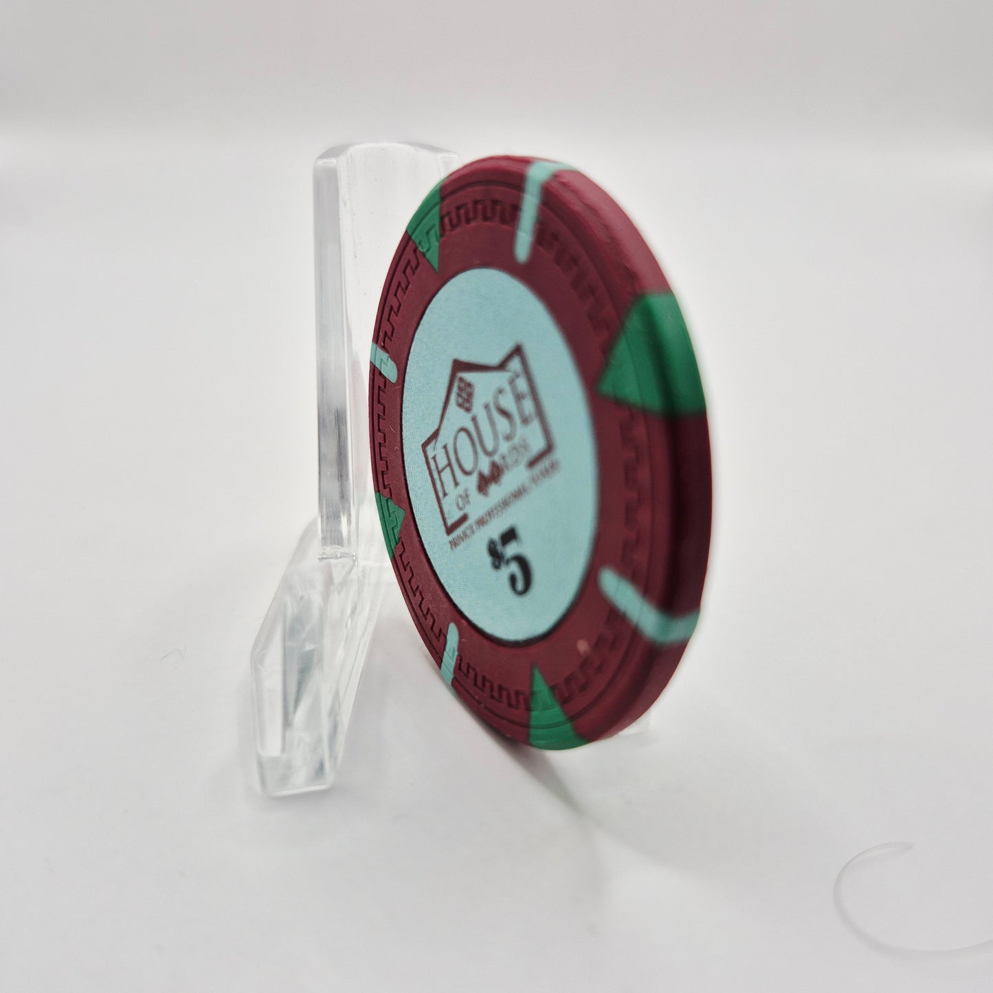 House of Cards Poker Club Beaumont Texas $5 Casino Chip