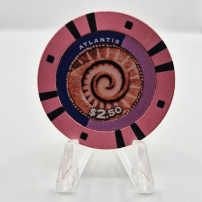 Atlantis Resort Casino Paradise Island Bahamas $2.50 Casino Chip