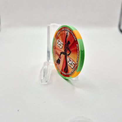 Sahara Hotel Casino 2004 "Saturday Night Fever" $25 Casino Chip E3710 **VERY SHARP **