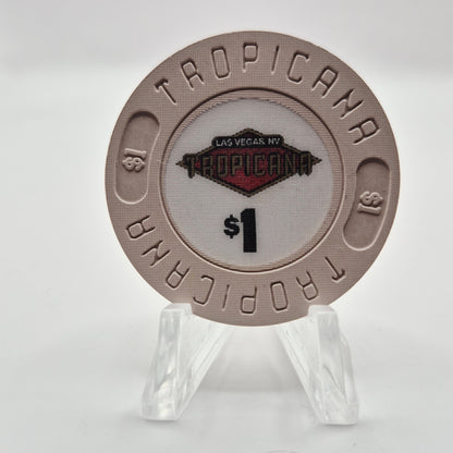 Tropicana Hotel Casino Las Vegas Nevada 1992 $1 Casino Chip N4774 (Linen)