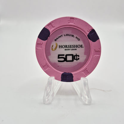 Horseshoe Hotel Casino St Louis Missouri 2022 $.50 Casino Chip