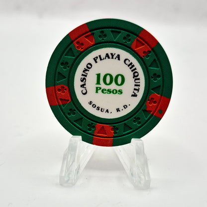 Casino Playa Chiquita Casino Sosua Dominican Republica 100 'PESOS' Casino Chip CG080181