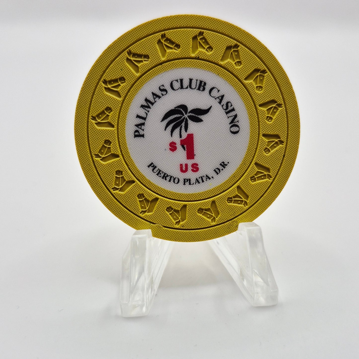 Palmas Club Casino Puerto Plata Dominican Republic $1 Casino Chip *UNC