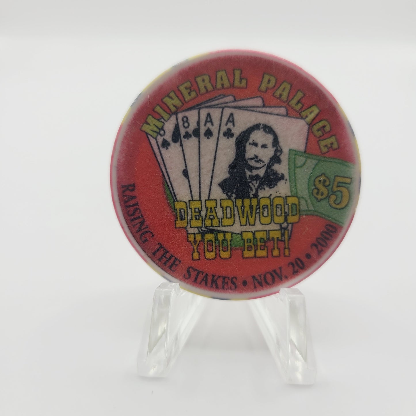 Mineral Palace Casino Deadwood South Dakota $5 Casino Chip