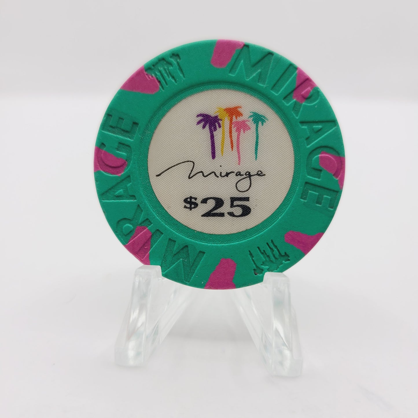 Mirage Resort Casino Las Vegas Nevada 1989 $25 Casino chip N4669