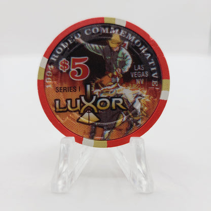 Luxor Hotel Casino Las Vegas Nevada 1994 Rodeo $5 Casino Chip N2653