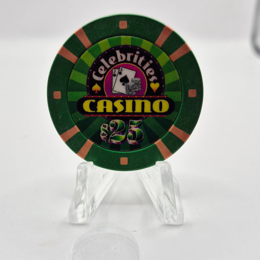 Celebrities Casino Kennewick Washington $25 Casino Chip