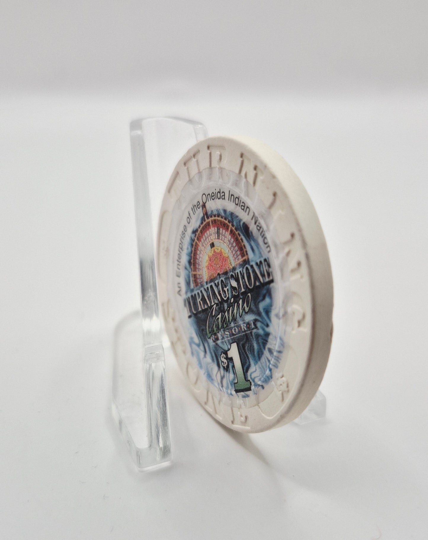 Turning Stone Casino Verona New York 1998 $1 Casino Chip