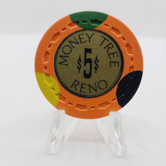 Money Tree Casino Reno Nevada 1970's $5 Casino Chip N5247