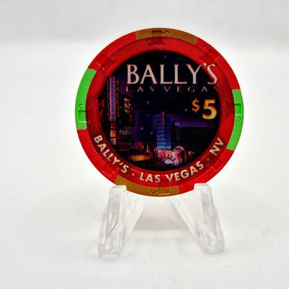 Bally's Las Vegas Nevada 2007 'Fourth Of July' LE $5 Casino Chip E6332