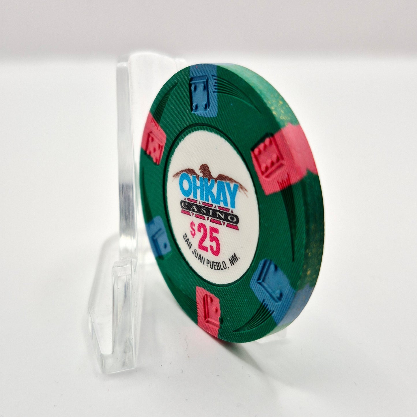 Ohkay Casino Resort San Juan Pueblo New Mexico $25 Casino Chip