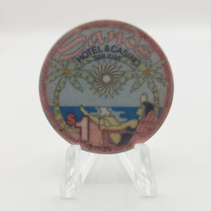 Sands Hotel Casino San Juan Puerto Rico $1 Casino Chip