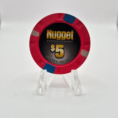 Nugget Casino Resort Sparks Nevada 2016 $5 Casino Chip D2428