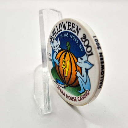 The Opera House Casino Las Vegas Nevada "Halloween 2001" $1 Casino Chip V9261