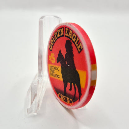 Golden Eagle Casino Horton Kansas $5 Casino Chip