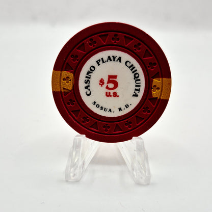 Casino Playa Chiquita Casino Sosua Dominican Republica $5 Casino Chip CG080180