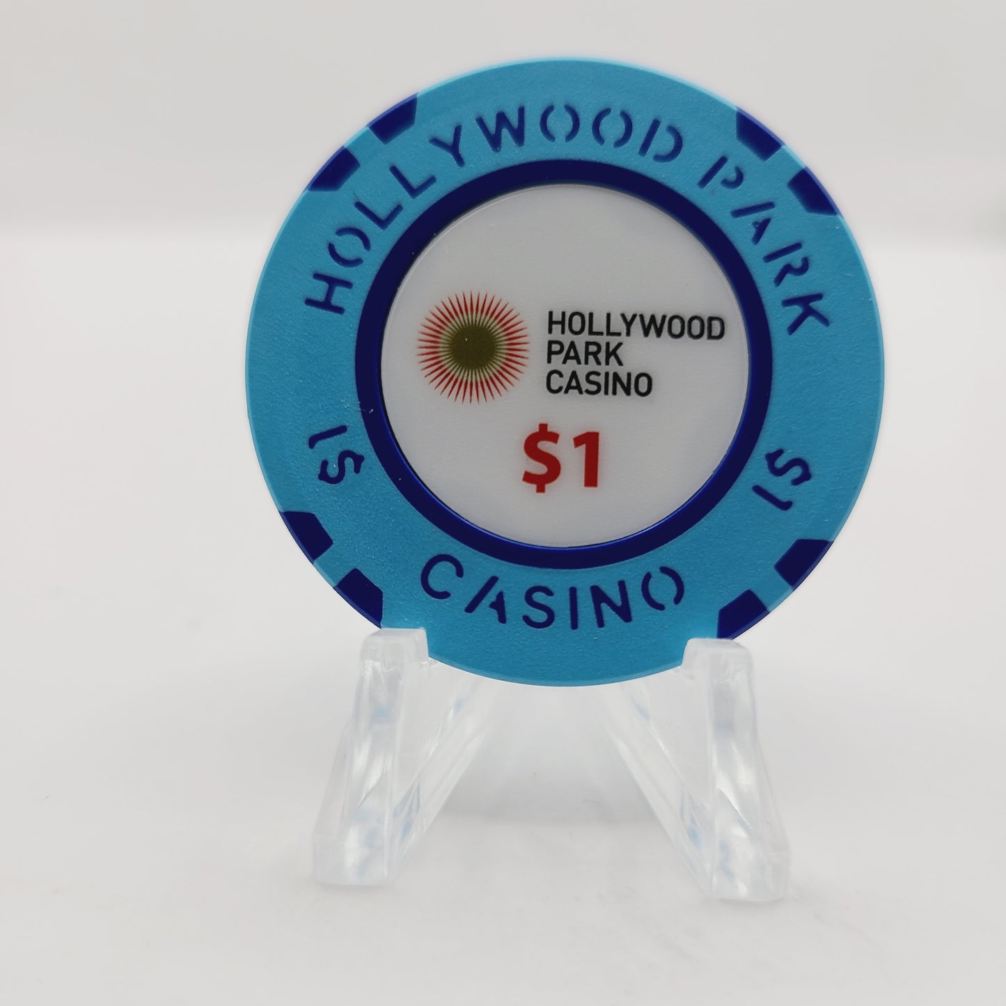 Hollywood Park Card Room Casino Inglewood California $1 Casino Chip