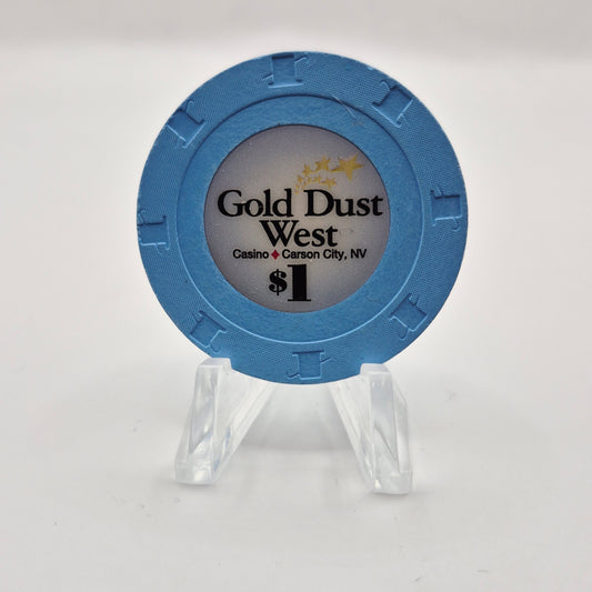 Gold Dust West Carson City Nevada 2007 $1 Casino Chip E6011
