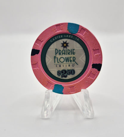 Prairie Flower Casino Carter Lake Iowa 2025 $2.50 Casino Chip