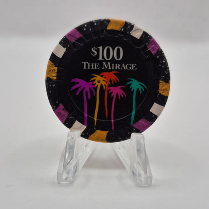 Mirage Hotel Casino Las Vegas Nevada 1996 $100 Casino Chip