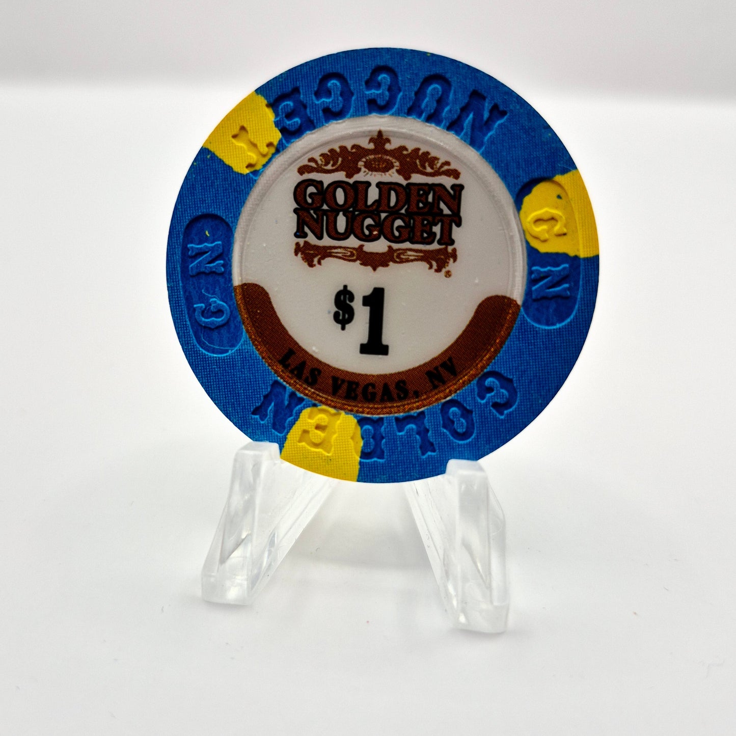 Golden Nugget Casino Las Vegas Nevada 2000 $1 Casino Chip N4367.1