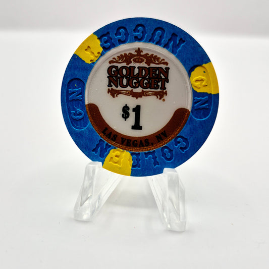 Golden Nugget Casino Las Vegas Nevada 2000 $1 Casino Chip N4367.1