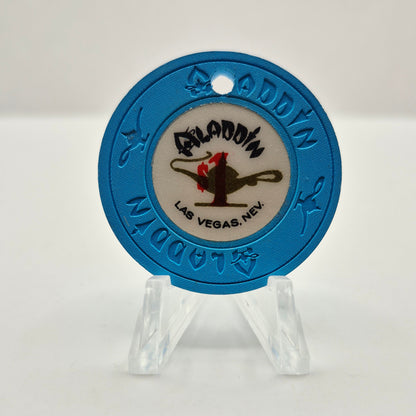 Aladdin Hotel Casino Las Vegas Nevada 1981 Casino Chip N1334.C **Drilled