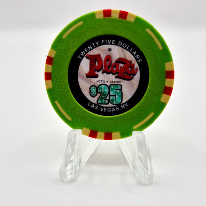 Plaza Hotel Casino Las Vegas Nevada 2026 $25 Casino Chip D3999