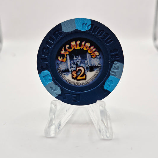 Excalibur Hotel Casino Las Vegas Nevada 2011 $2 Casino Chip D0376