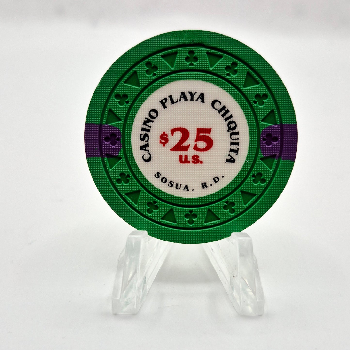 Casino Playa Chiquita Casino Sosua Dominican Republica $25 Casino Chip CG264410