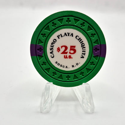 Casino Playa Chiquita Casino Sosua Dominican Republica $25 Casino Chip CG264410