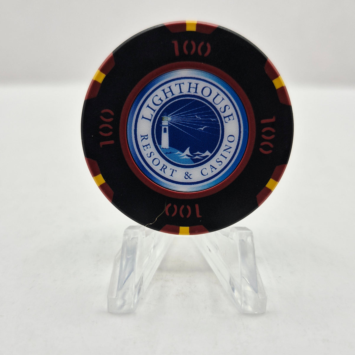 Lighthouse Resort  & Casino Cabo Rojo Puerto Rico $100 Casino Chip **Casino Never Opened