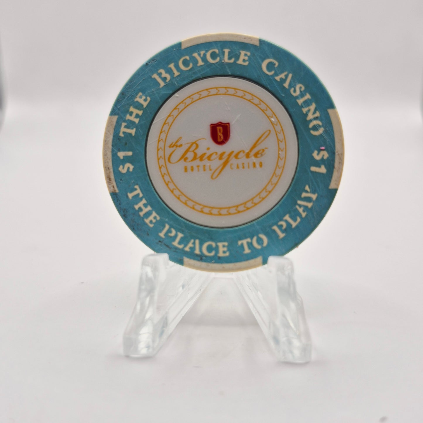 Bicycle Casino Bell Gardens California $1 Casino Chip