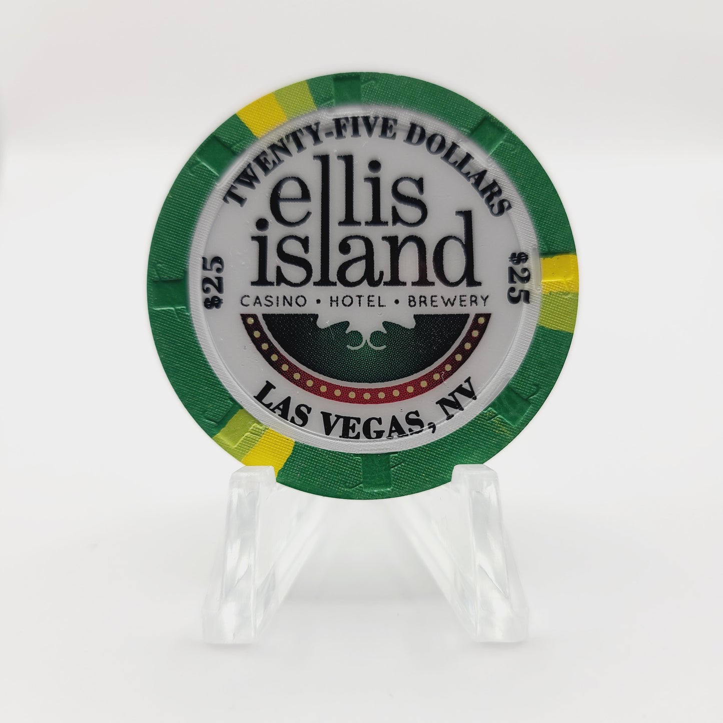 Ellis Island Hotel Casino Las Vegas Nevada 2015 $25 Casino Chip D2028