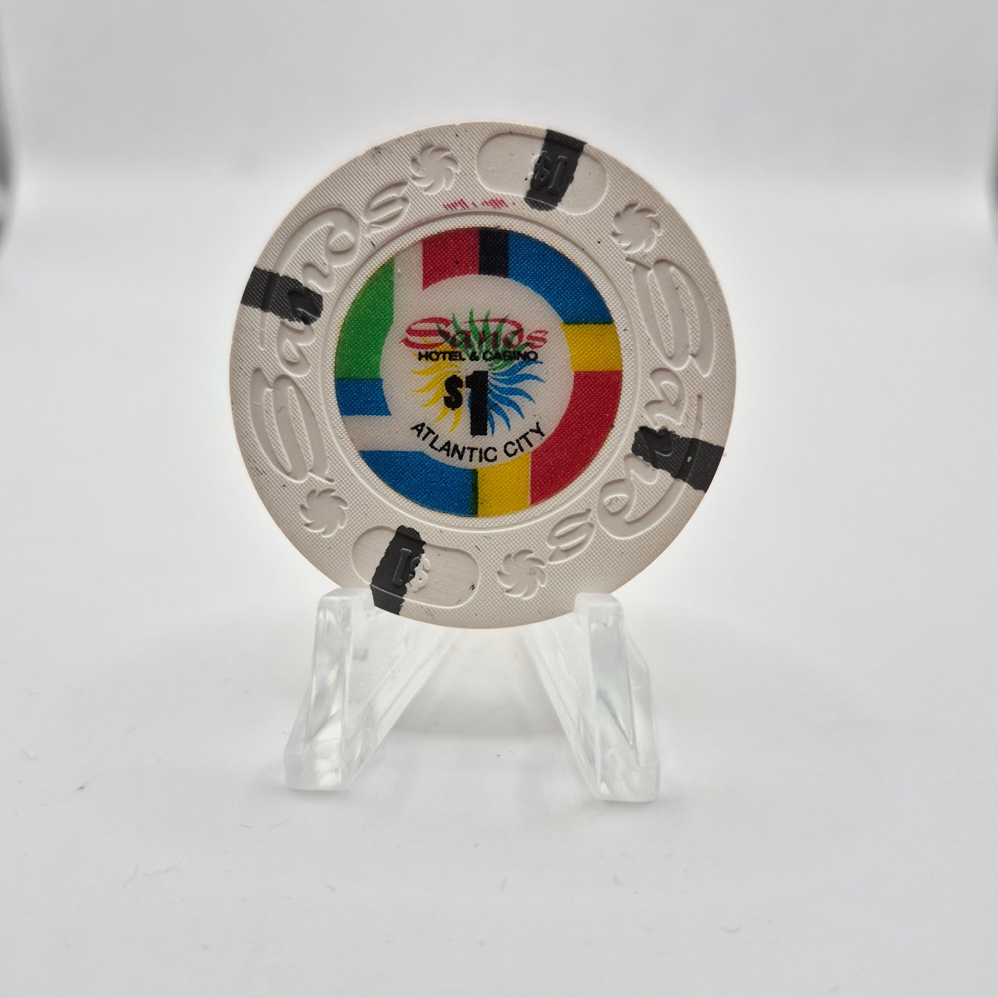 Sands Hotel Casino Atlantic City New Jersey $1 Casino Chip