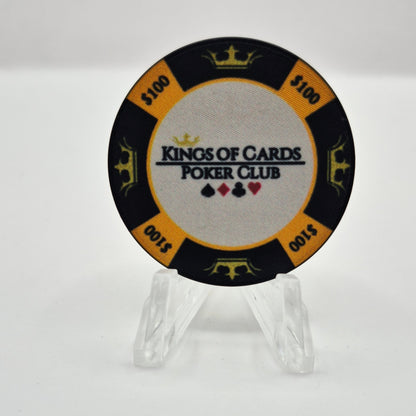 Kings of Cards Poker Club Houston Texas 2021 $100 Casino Chip