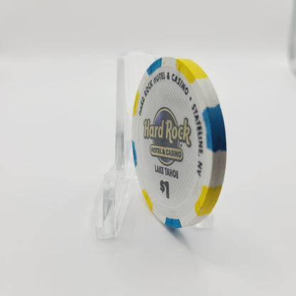 Hard Rock Hotel Casino Lake Tahoe Nevada 2015 $1 Casino Chip D1749