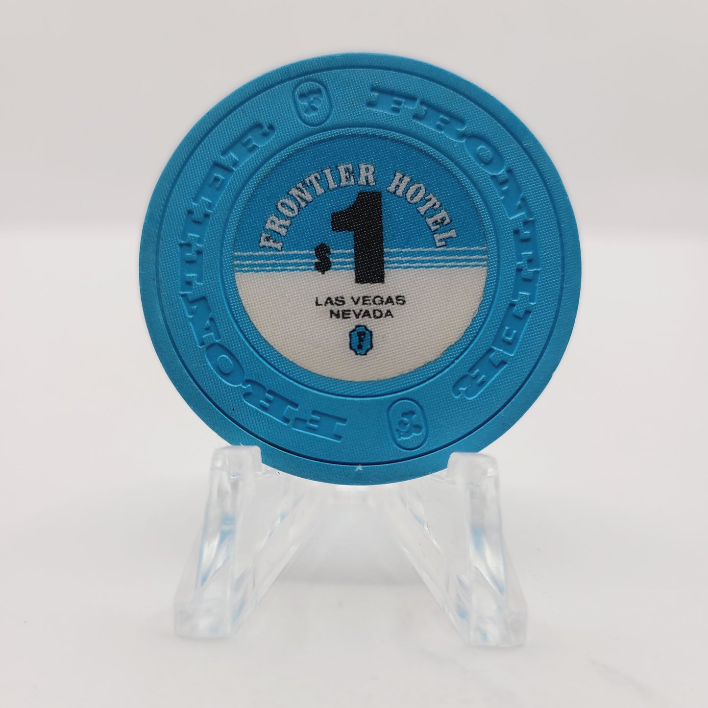 Frontier Hotel Casino Las Vegas Nevada 1980 $1 Casino Chip N1682