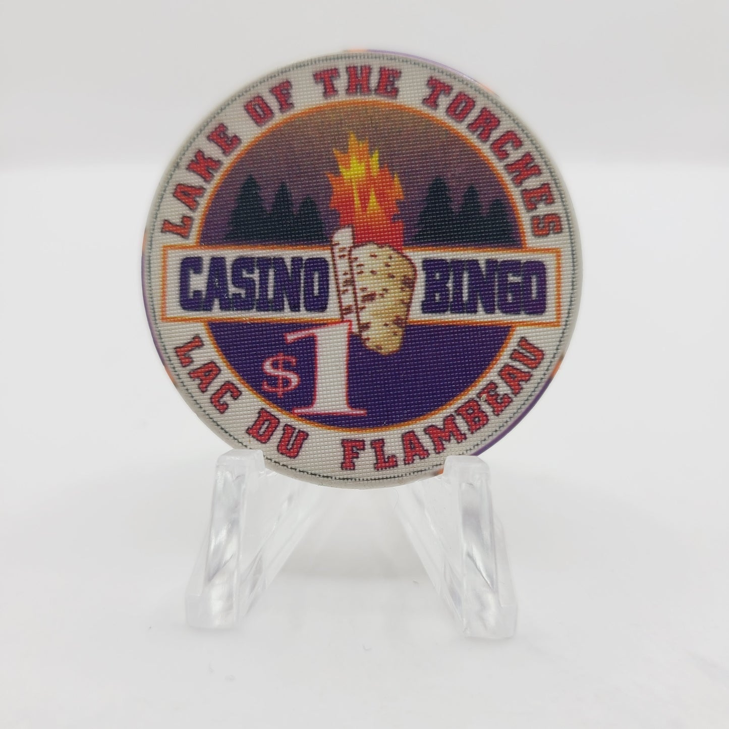 Lake of the Torches Resort Casino Lac Du Flambeau Wisconsin $1 Casino Chip
