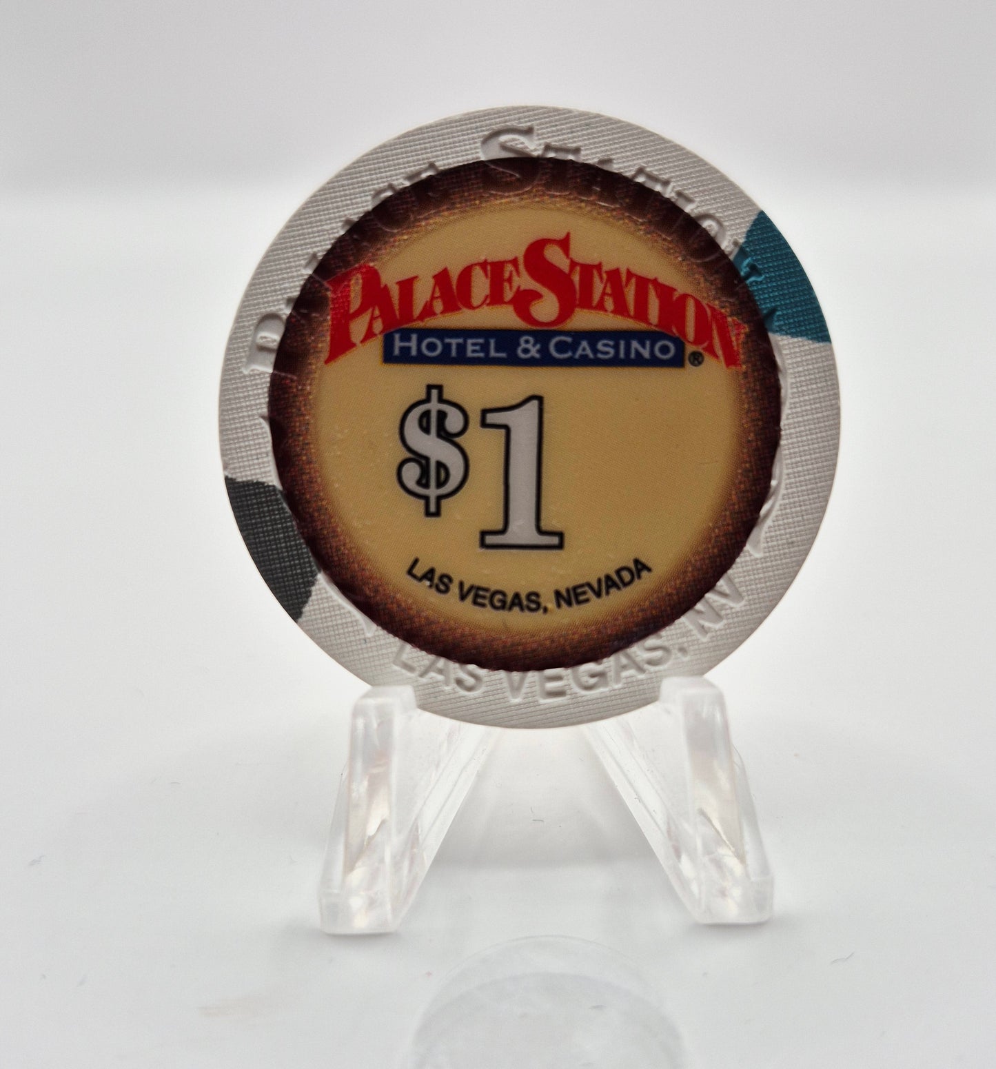 Palace Station Hotel Casino Las Vegas Nevada 2001 $1 Casino Chip V6503