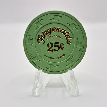 Fitzgerald's Hotel Casino Las Vegas Nevada 1980's $.25 Casino Chip N6107
