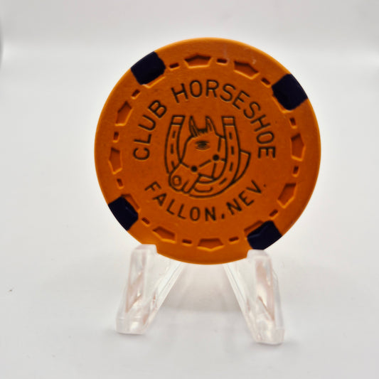 Club Horseshoe Fallon Nevada 1960 $.50 Casino Chip N3195