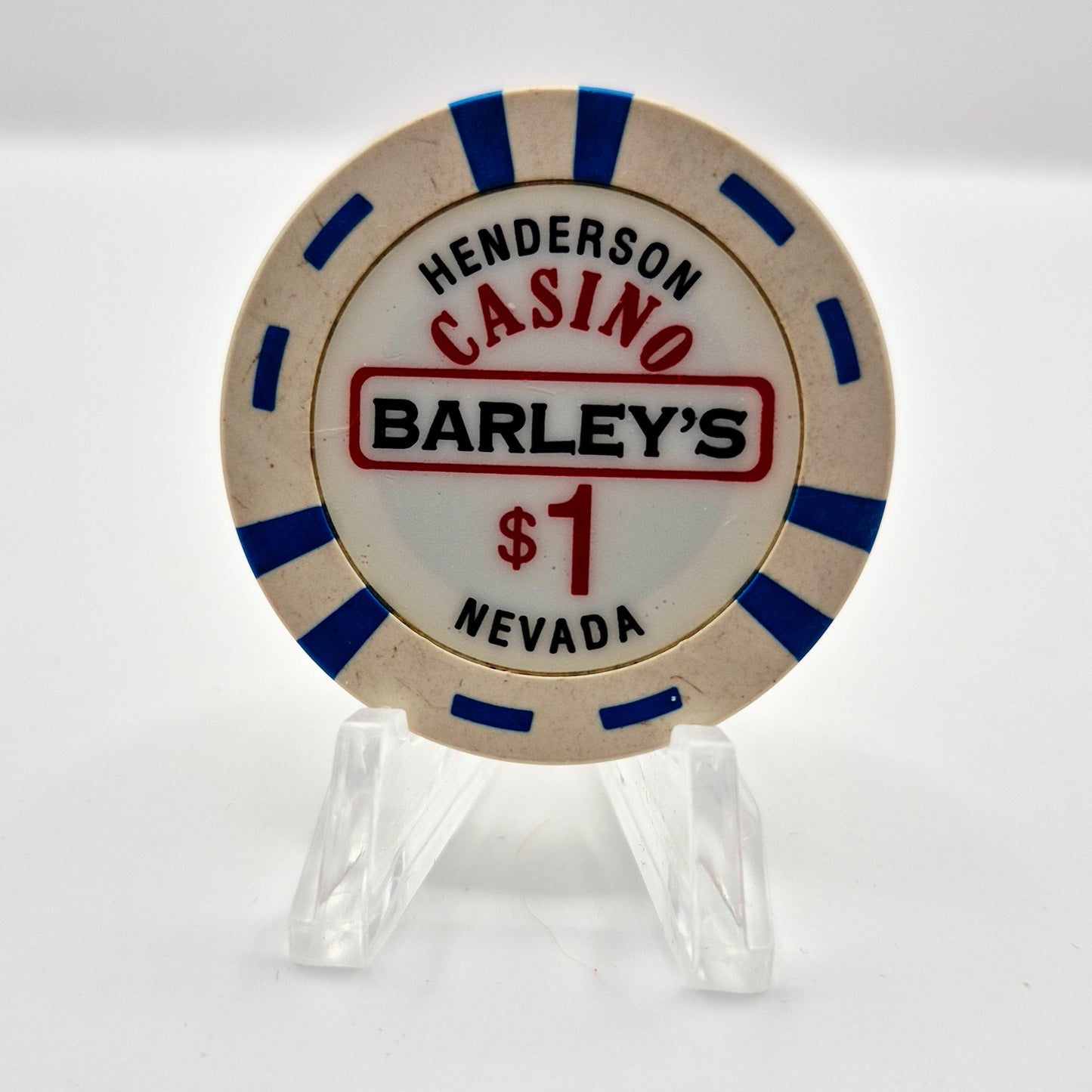 Barley's Casino & Brewing Henderson Nevada 2002 $1 Casino Chip V7955