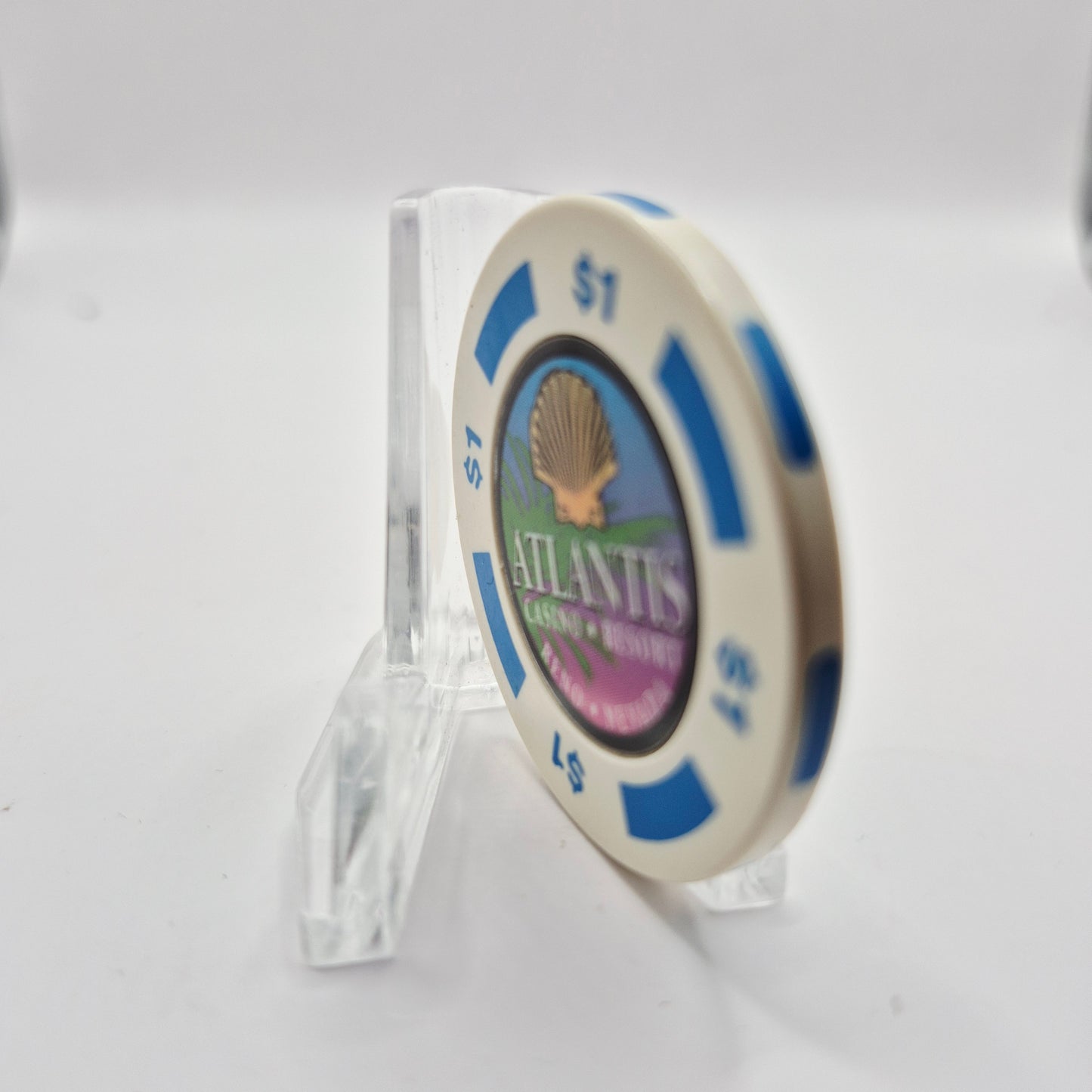 Atlantis Casino Resort Reno Nevada 1996 $1 Casino Chip N7955