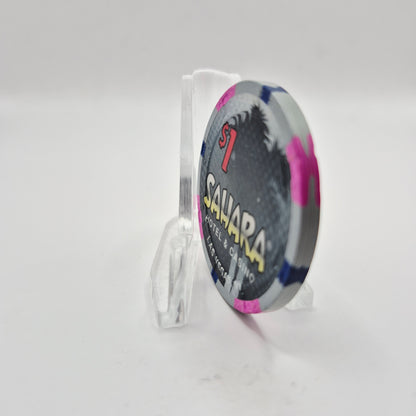 Sahara Hotel Casino Las Vegas Nevada 1995 $1 Casino Chip N2364