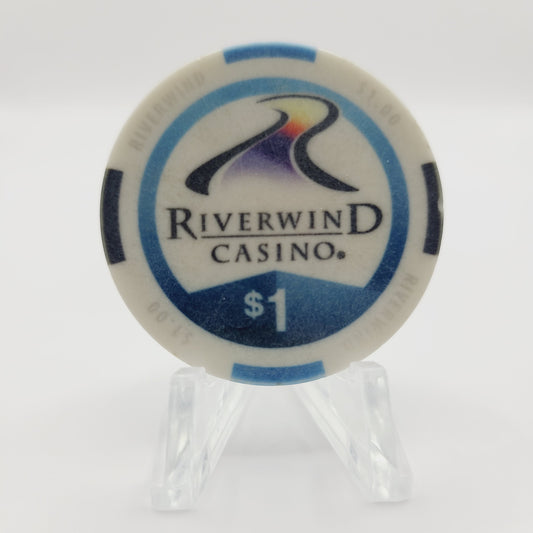 Riverwind Hotel Casino Norman Oklahoma $1 Casino Chip